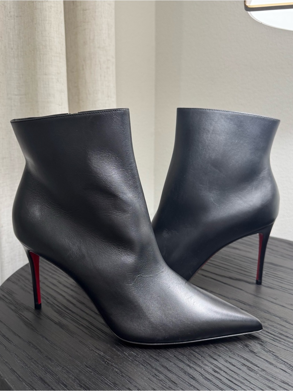 Christian Louboutin So Kate 85 Booties Leather Black 39